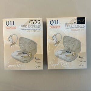 TWS Earbuds Q11 Two Pack Black & White